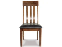 Ralene Side Chair In Medium Brown, Set Of 2