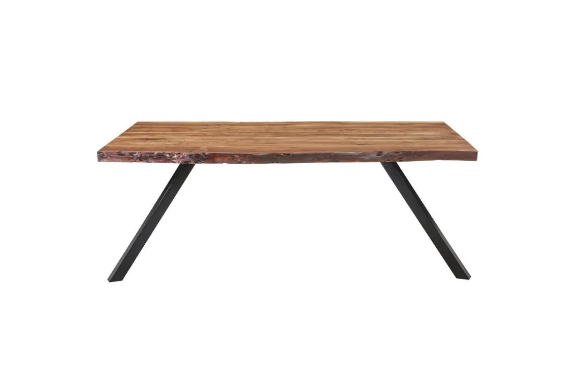 Reese Dining Table & Bench In Natural