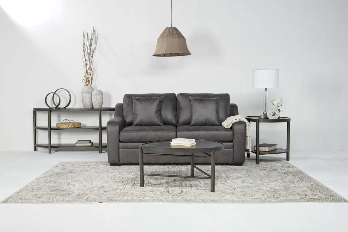 Regalla Full Sleeper Sofa W/ Mattress In Gray