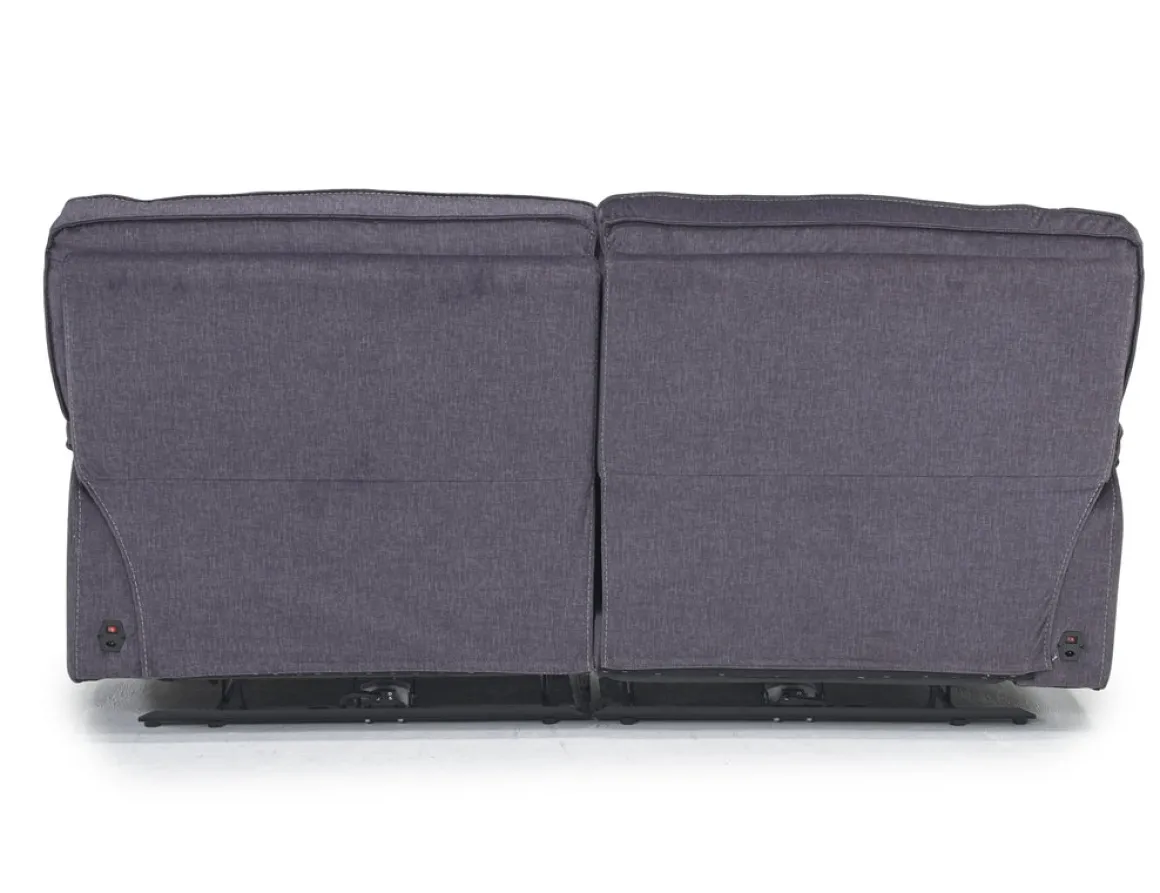 Retreat Power Loveseat In Cognac Leather