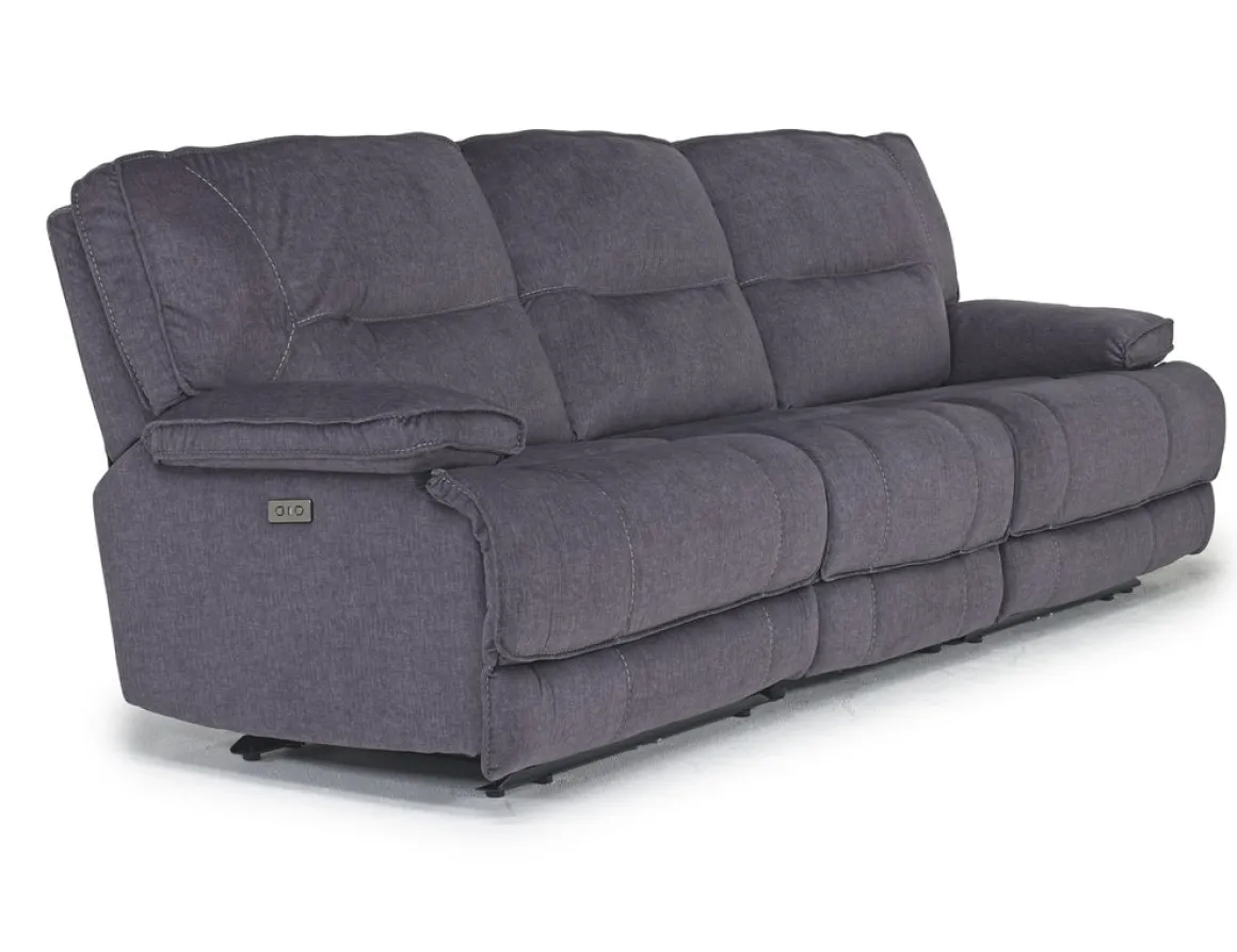 Retreat Power Sofa & Loveseat In Cognac Leather