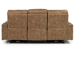 Rhys 2 Power Sofa In Brown