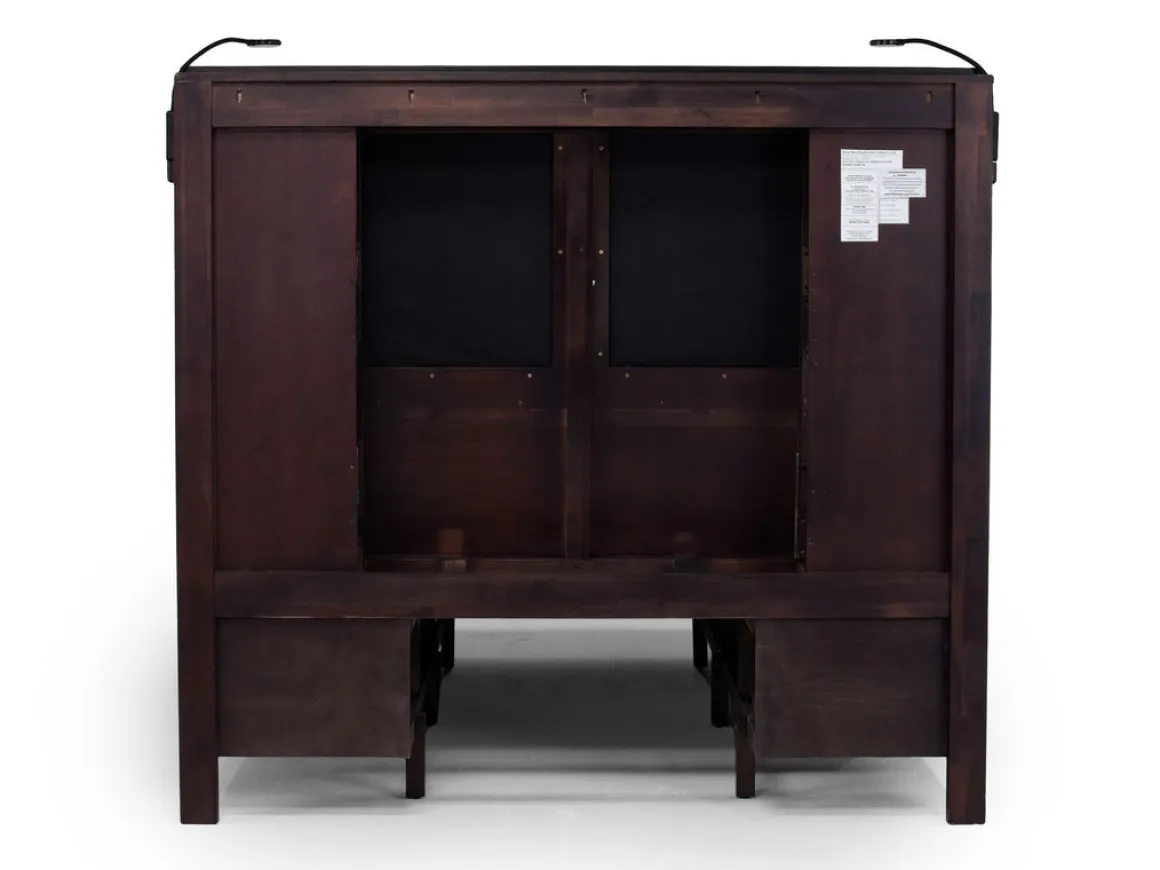 Riley Bookcase Bed In Carbonite, Ca King
