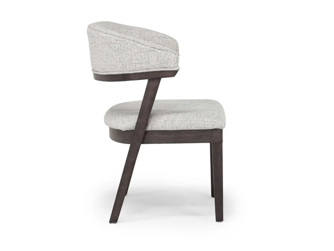 Riley Round Dining Table & 5 Chairs In Carbonite