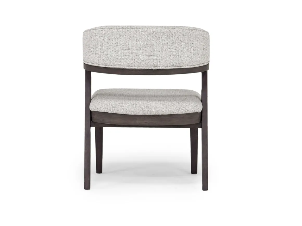 Riley Round Dining Table & 5 Chairs In Carbonite