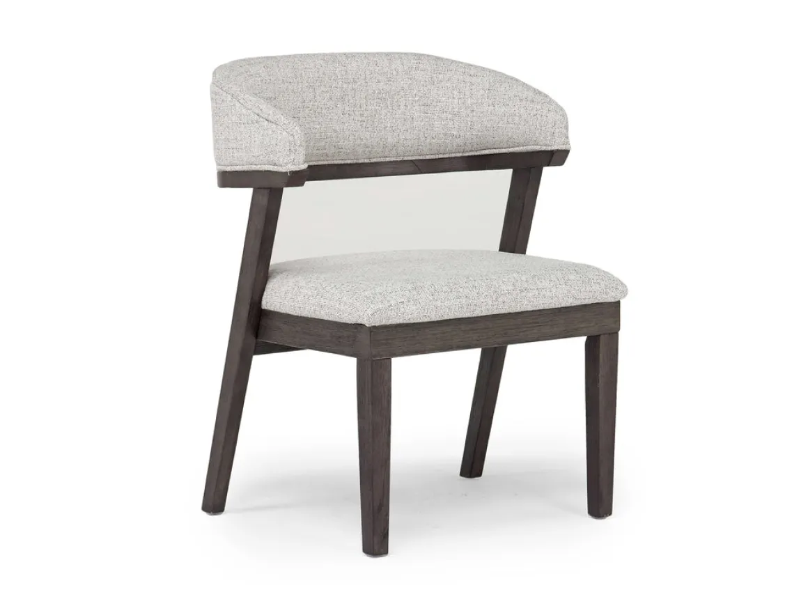 Riley Round Dining Table & 4 Chairs In Carbonite