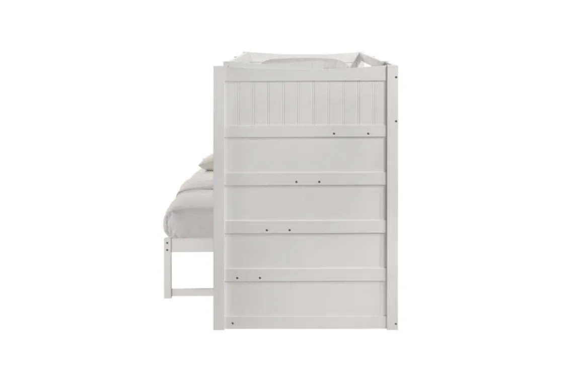Sami Bunk Bed W/ Storage Steps In Espresso, Twin/Twin, Right Facing
