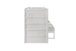 Sami Bunk Bed W/ Storage Steps In Espresso, Twin/Twin, Right Facing