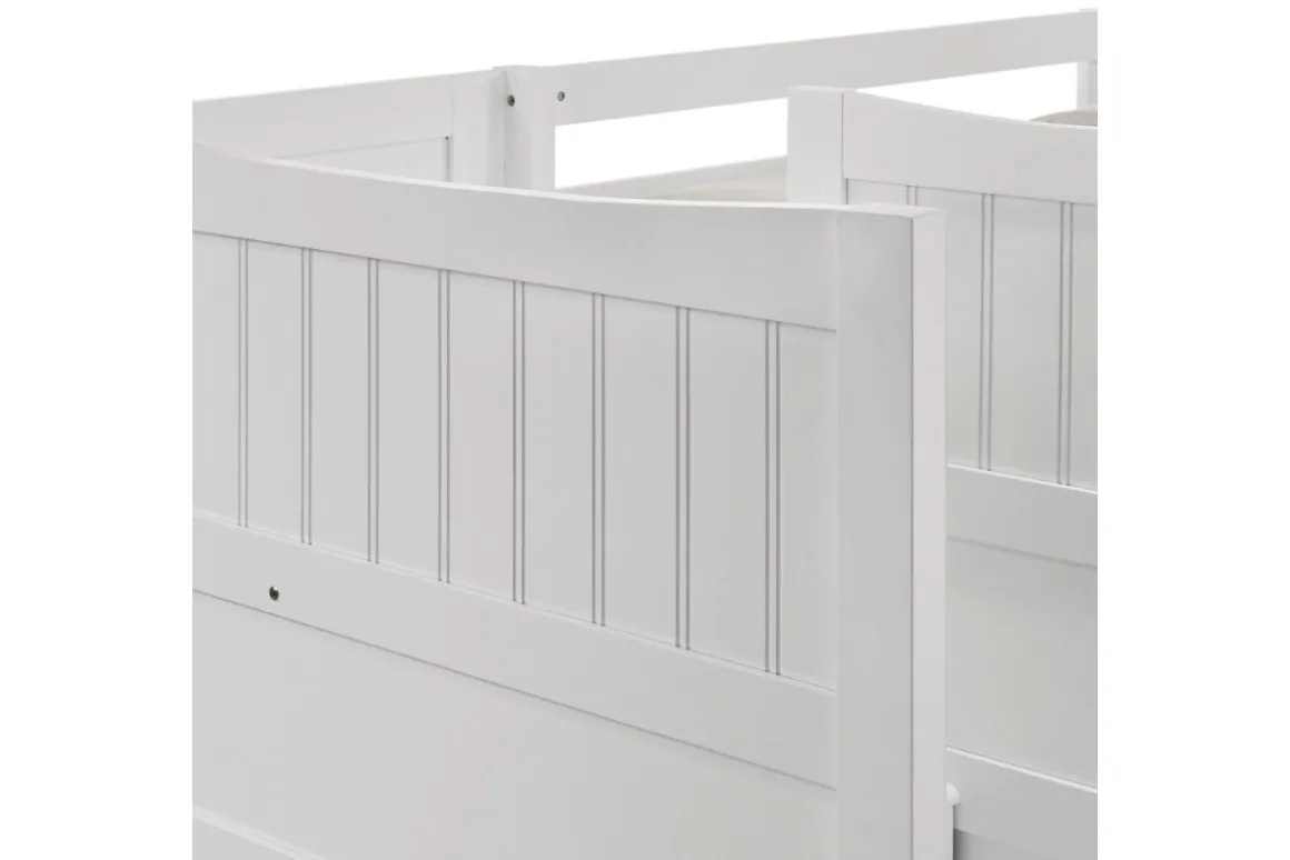 Sami Bunk Bed W/ Storage Steps In Espresso, Twin/Twin, Right Facing