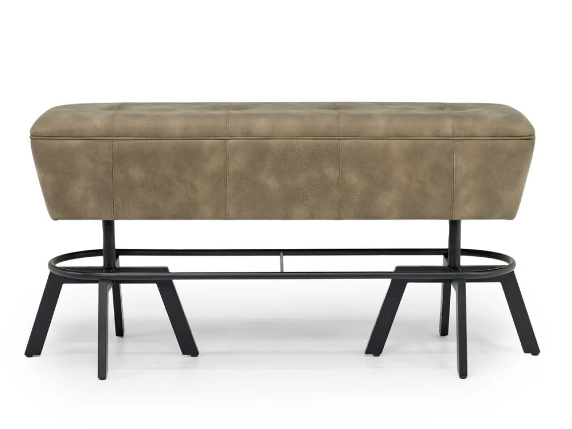 Sequoia Bar Height Dining Table, 4 Stool & Bench In Espresso
