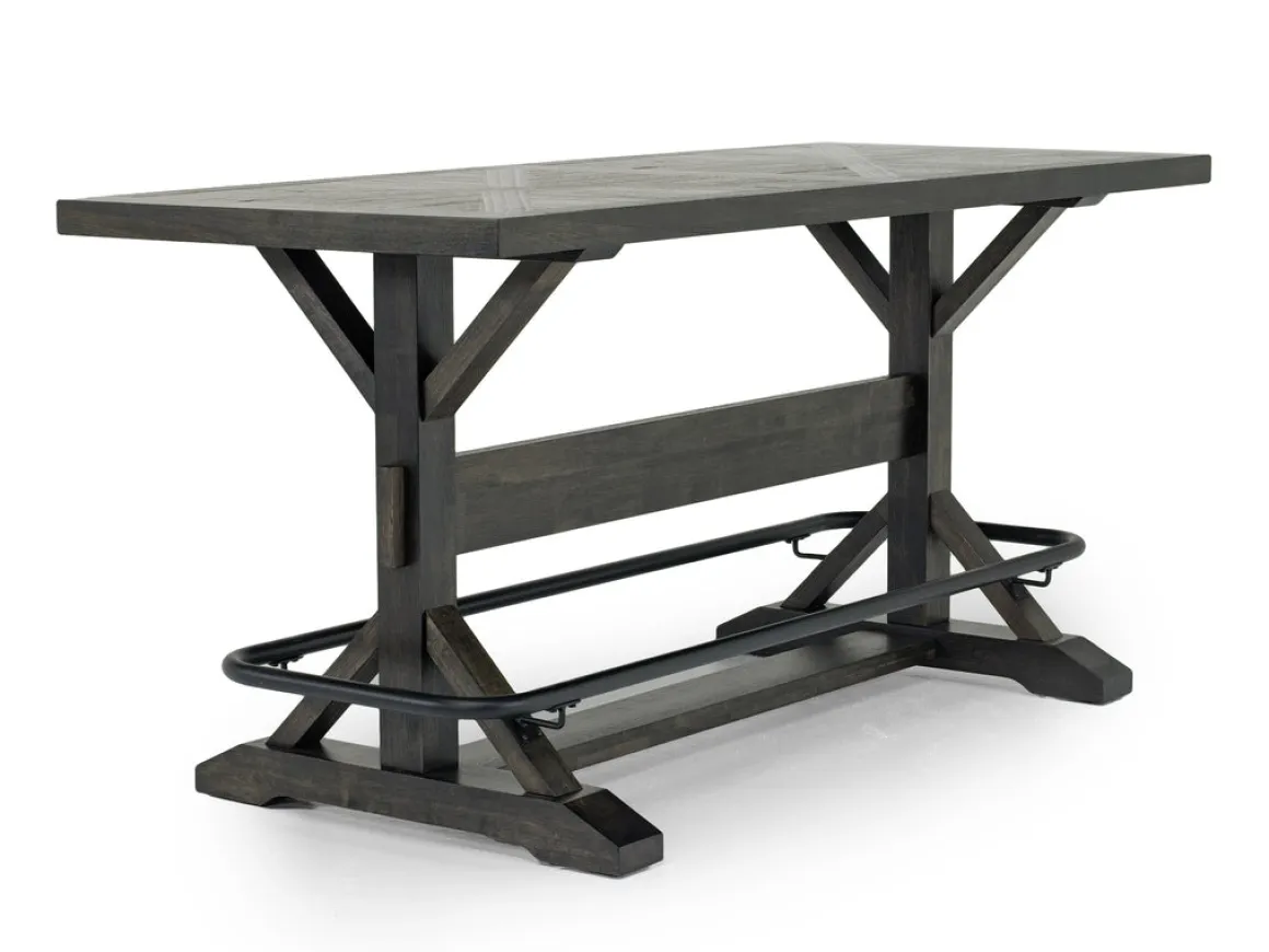 Sequoia Counter Height Dining Table & 4 Stools In Espresso