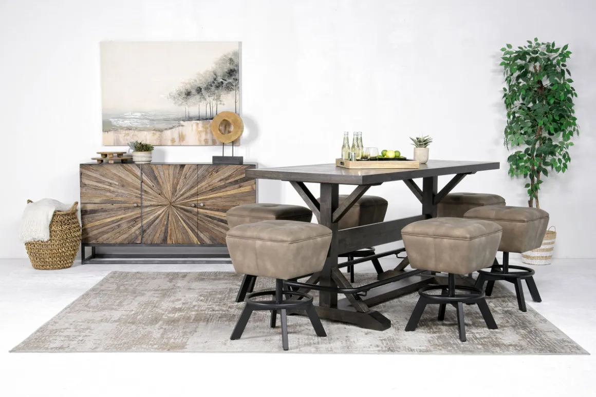 Sequoia Counter Height Swivel Stool In Espresso