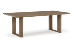 Serene Bay Outdoor Dining Table In Dark Brown
