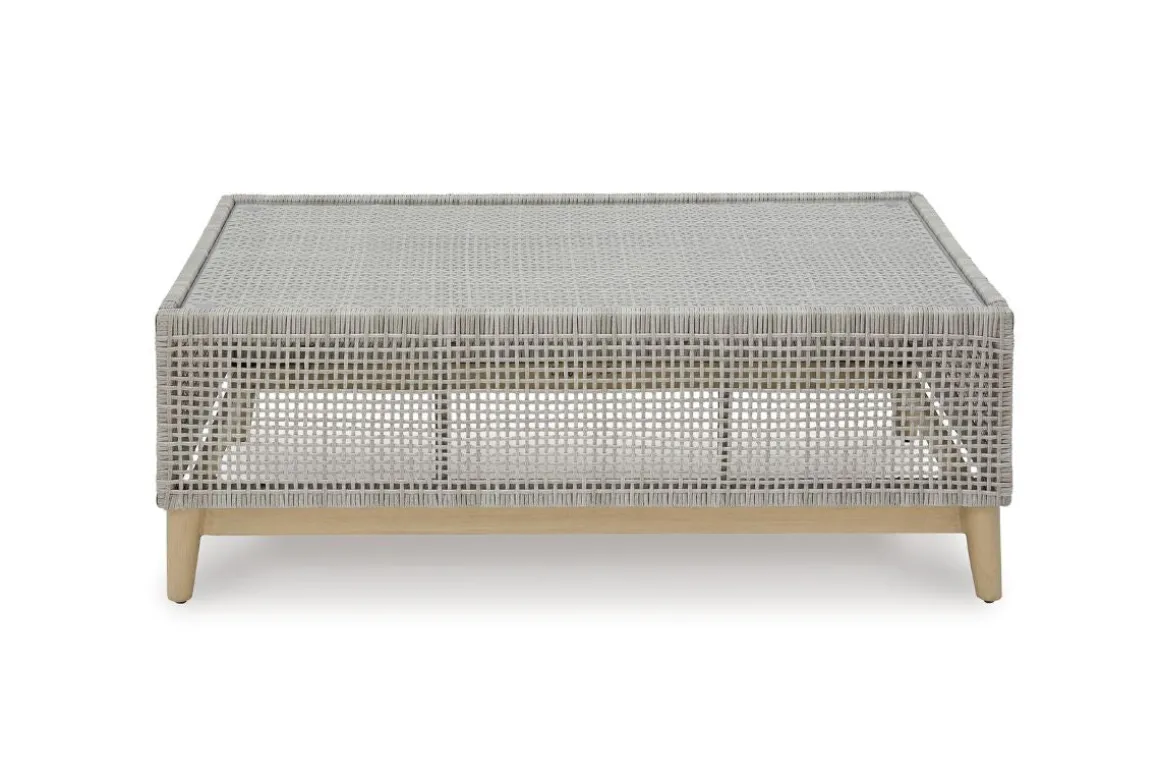 Seton Creek Outdoor Coffee Table In Gray