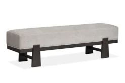 Shelby Dining Bench In Coffee Bean