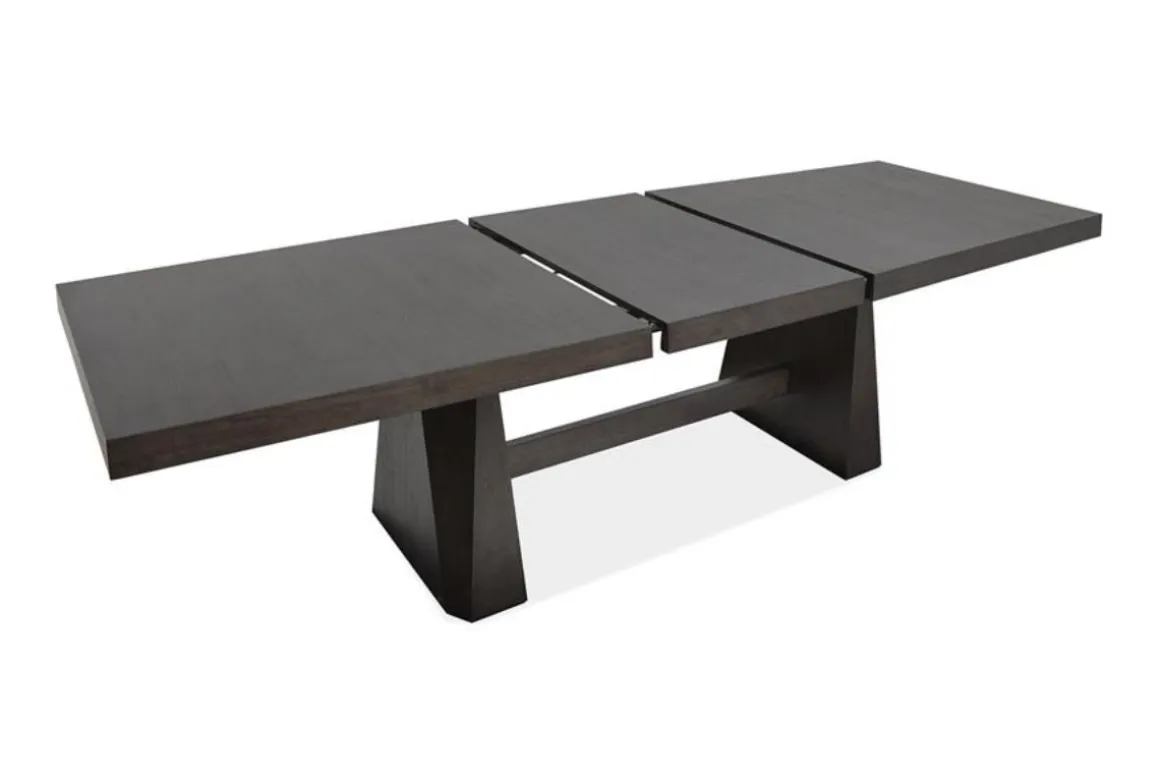 Shelby Dining Table & 4 Wood Back Chairs In Coffee Bean
