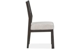 Shelby Pedestal Dining Table, 4 Side Chairs & Bench In Dark Brown