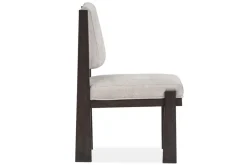 Shelby Trestle Dining Table & 6 Wood Back Chairs In Coffee Bean