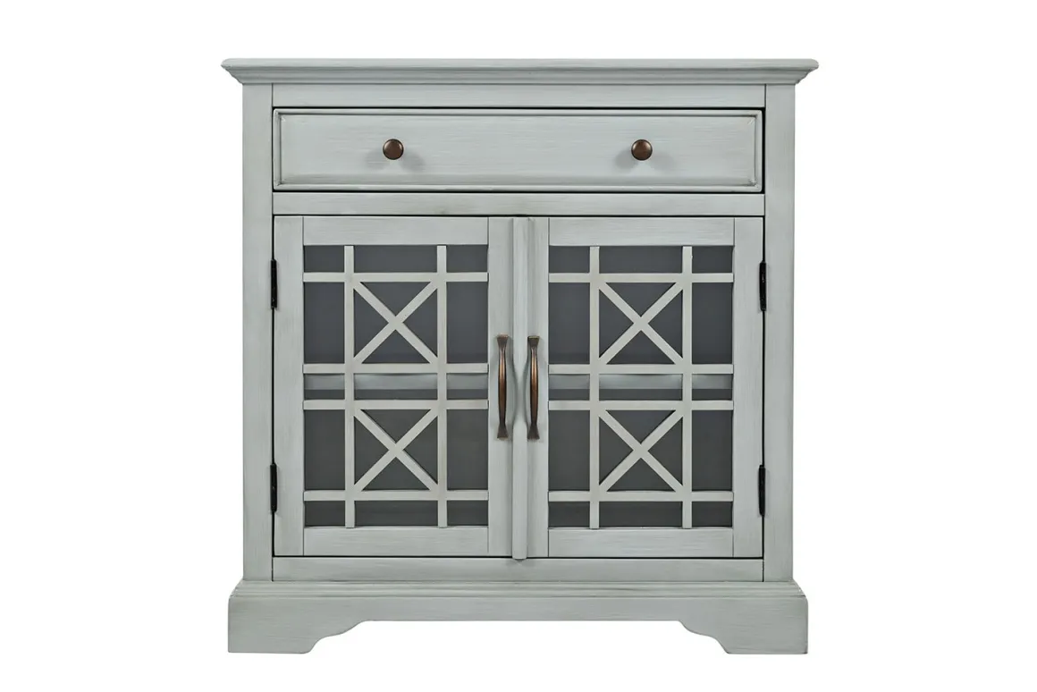 Skyy Media Console In Gray, 70 Inch