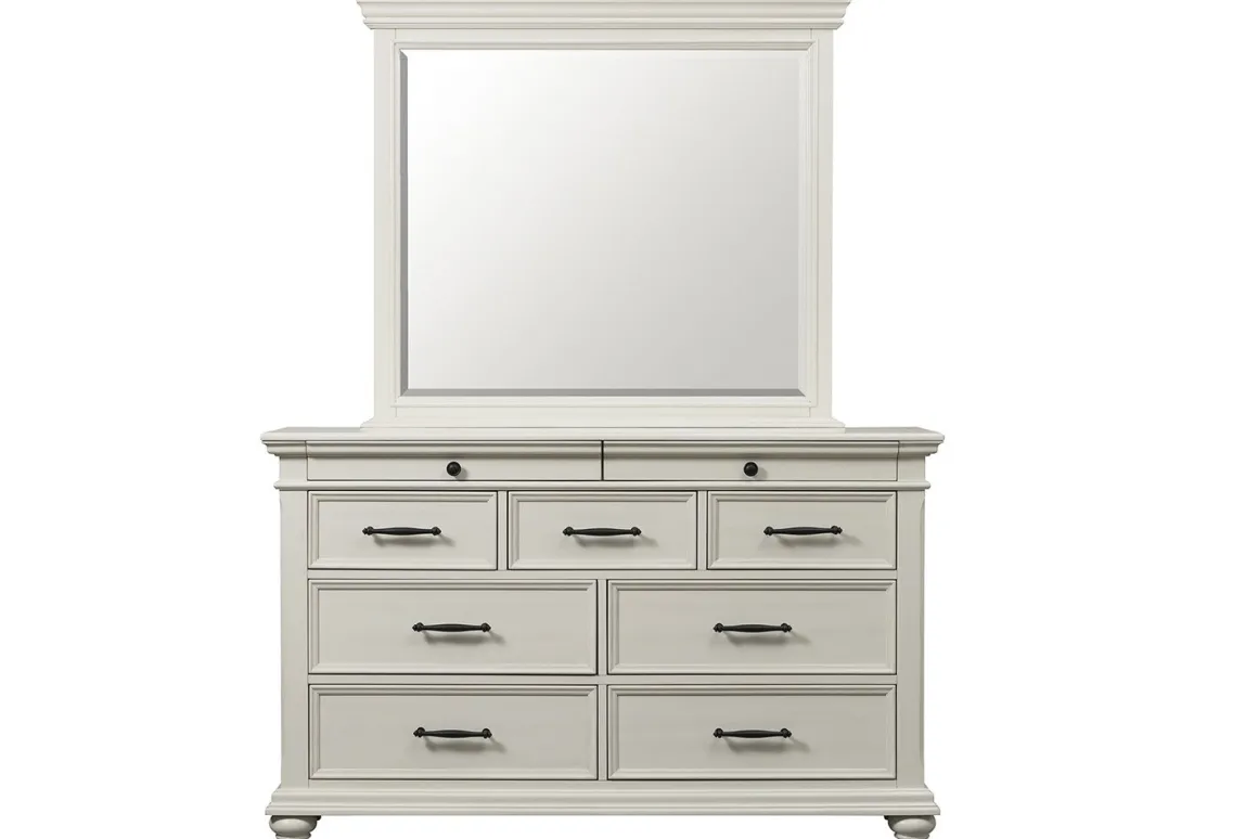 Slater Mirror In Gray