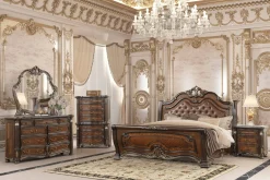 Stellata Nightstand In Mahogany Brown