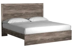 Stelsie Panel Bed In Gray, Full
