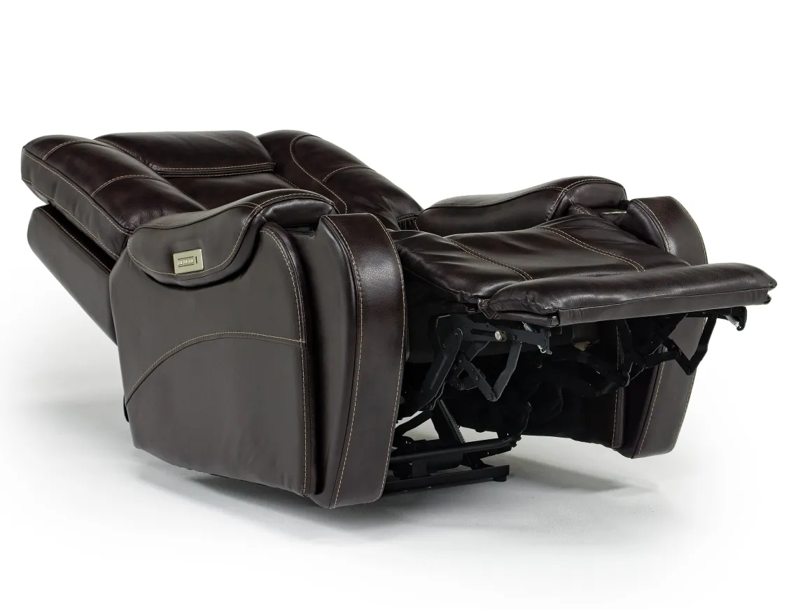 Str 3 Power Recliner W/ Wireless Charger In Gunmetal