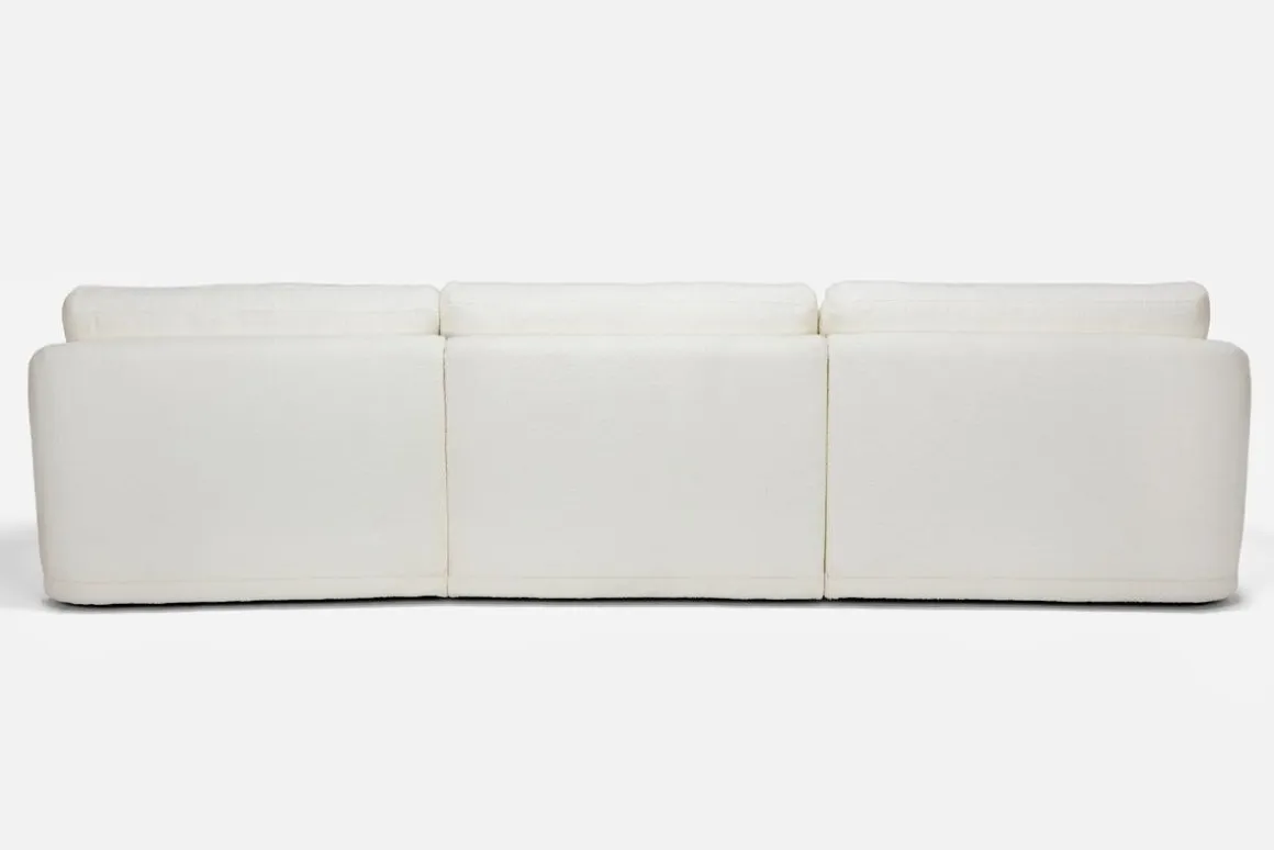 Stratus Crypton Performance Sofa In Jennie Snow