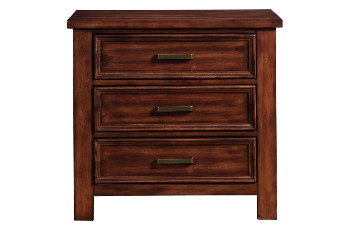 Sullivan Panel Bed W/ Storage, Dresser, Mirror & Nightstand In Drift Gray, Queen