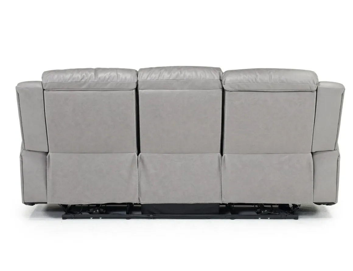 Tahoe 2 Power Sofa In Charcoal