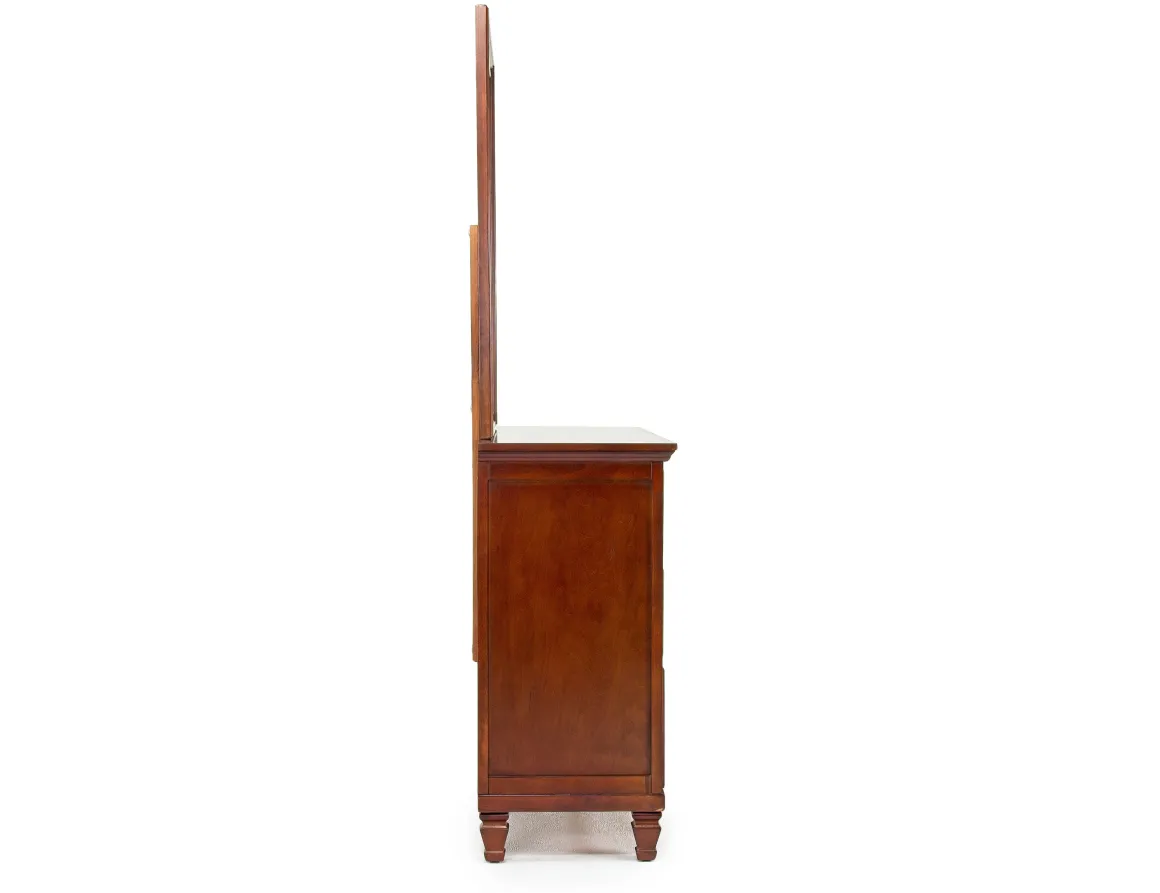 Tamarack Mirror In White