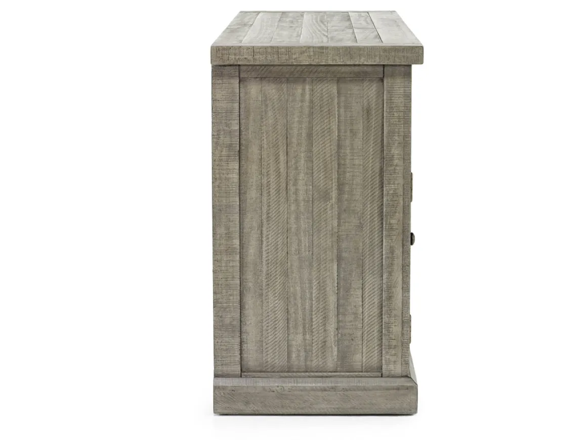 Telluride Fireplace Console In Driftwood