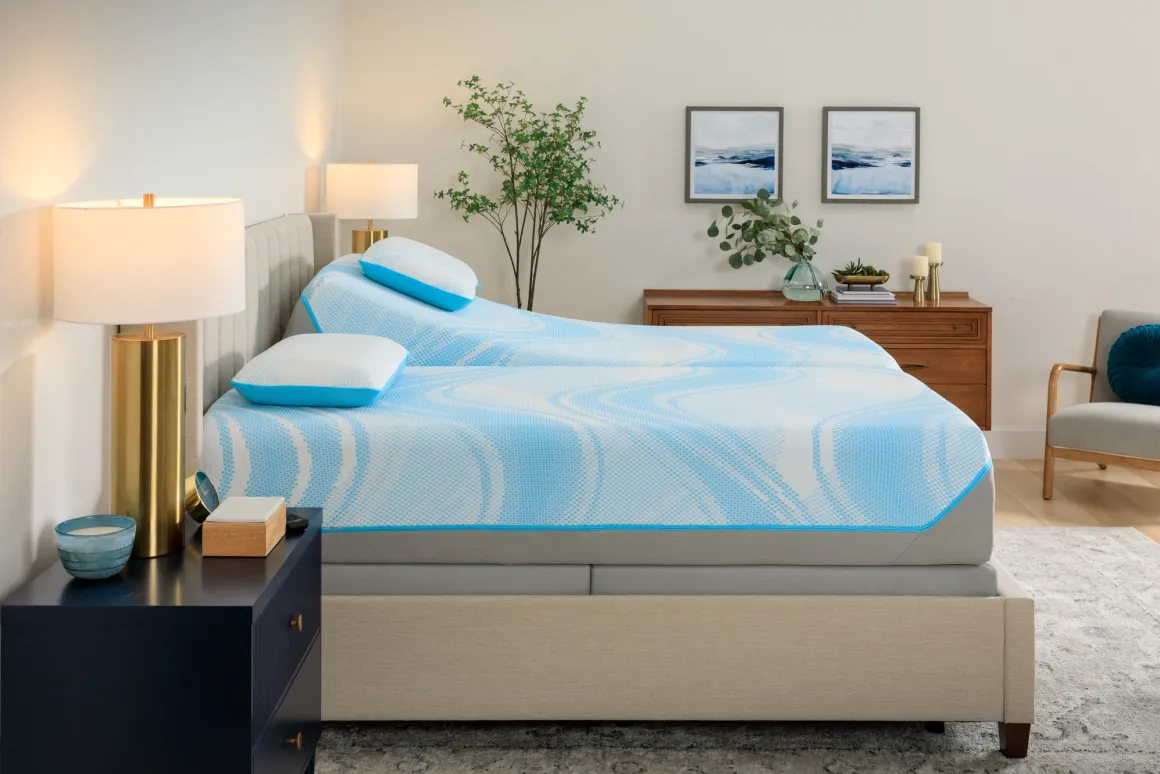 Tempur-Pedic® Activebreeze® Ii Medium Hybrid Mattress & Ergo Pro Smart Air Adjustable Foundation, Twin Xl