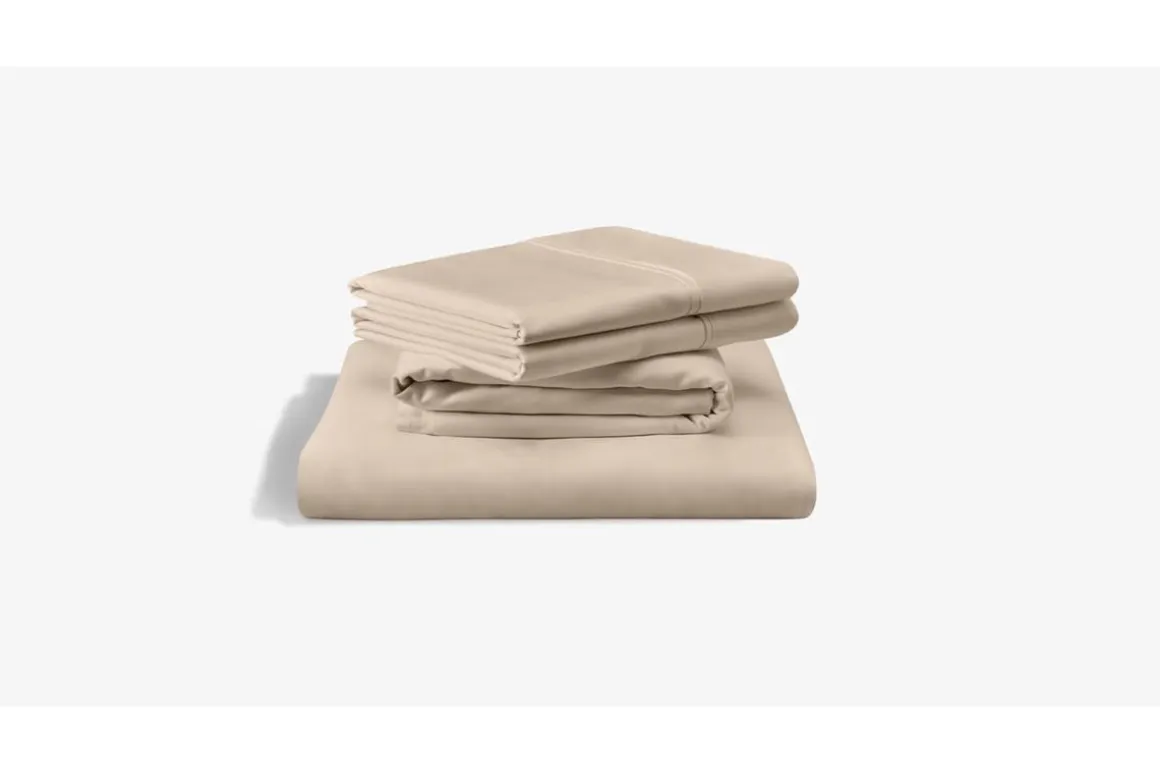 Tempur-Pedic Classic Cotton Sheets In Sandstone, Twin