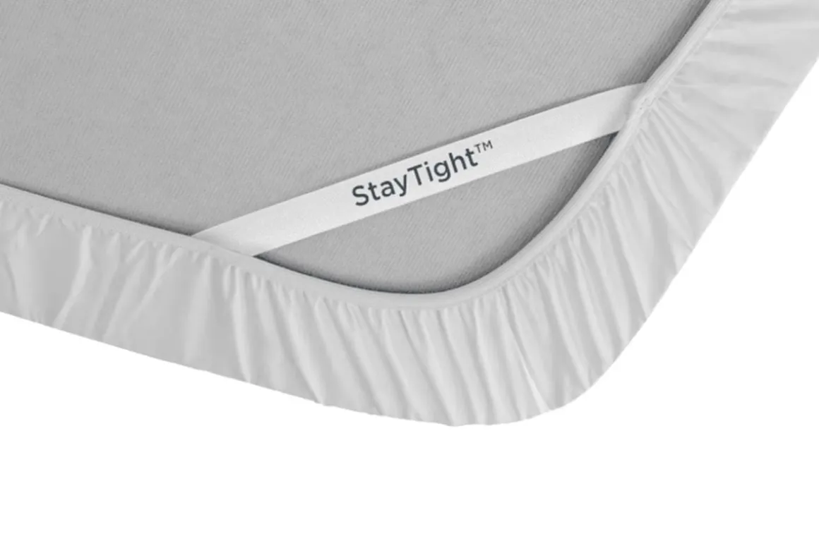 Tempur-Pedic Luxe Egyptian Sheets In Silver Mist, Twin