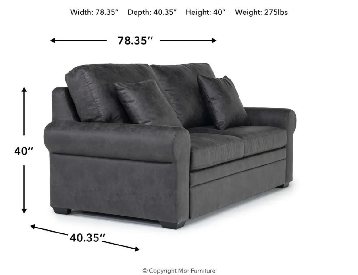 Tilda Full Sleeper Loveseat W/ Gel Mattress In Meluco