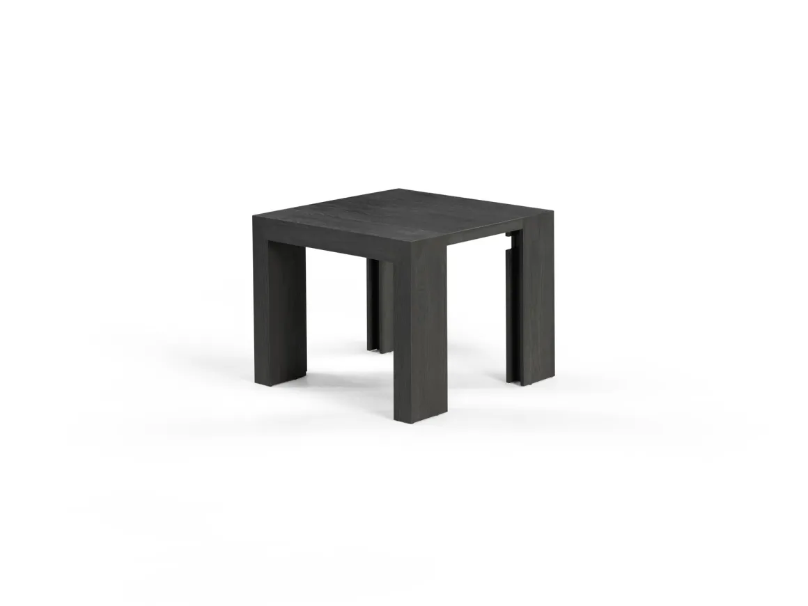 Transformer Extendable Dining Table, 4 Chairs & Bench In Scandinavian Oak