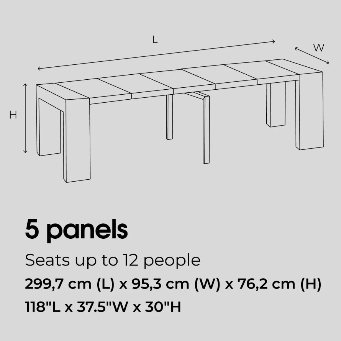Transformer Extendable Dining Table & 4 Chairs In Scandinavian Oak