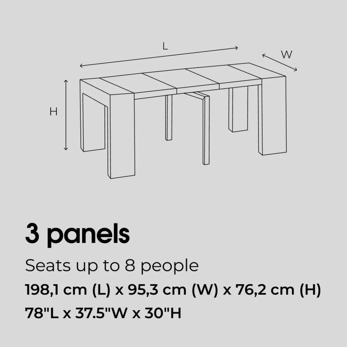 Transformer Extendable Dining Table & 4 Chairs In Scandinavian Oak