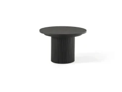 Transformer Round Extendable Dining Table, 4 Chairs & Bench In Scandinavian Oak