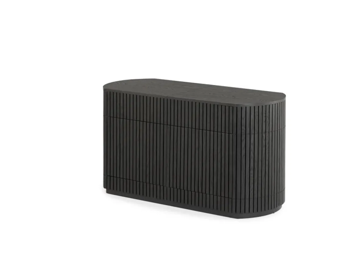 Transformer Round Server In Scandinavian Oak