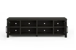 Tybee Media Console In Natural, 85 Inch