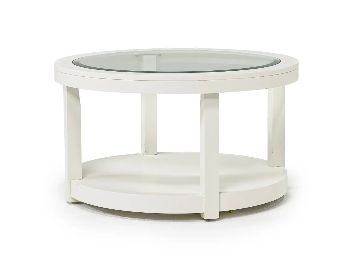 Urban Round Coffee Table In White