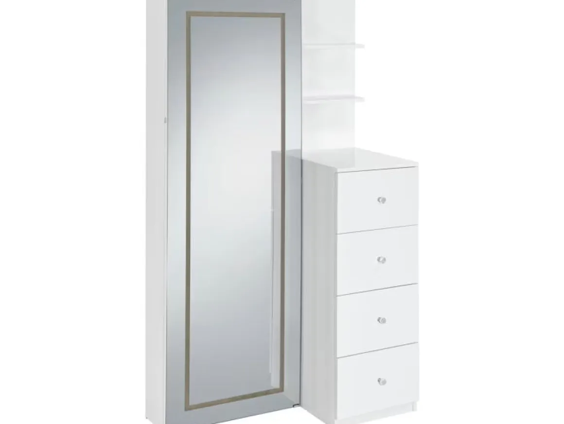 Vancouver Vanity & Mirror In White