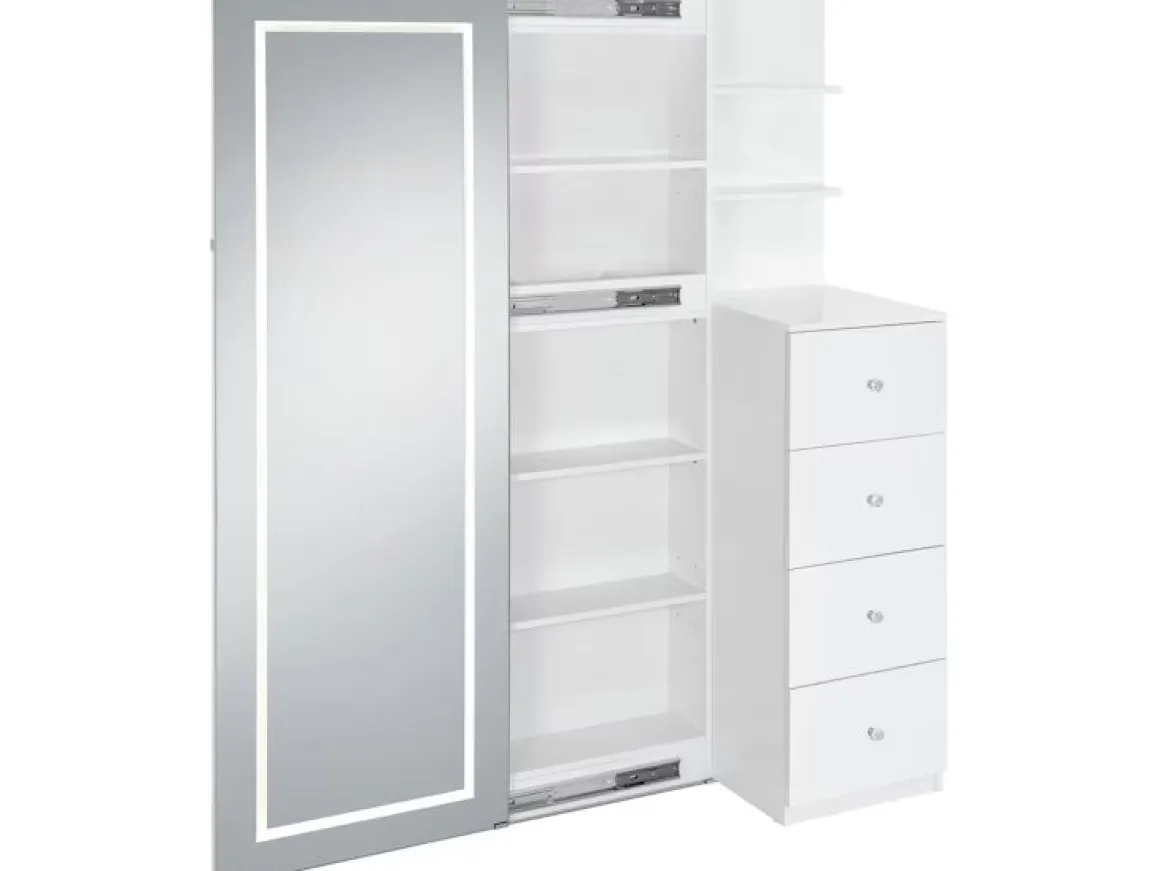 Vancouver Vanity & Mirror In White