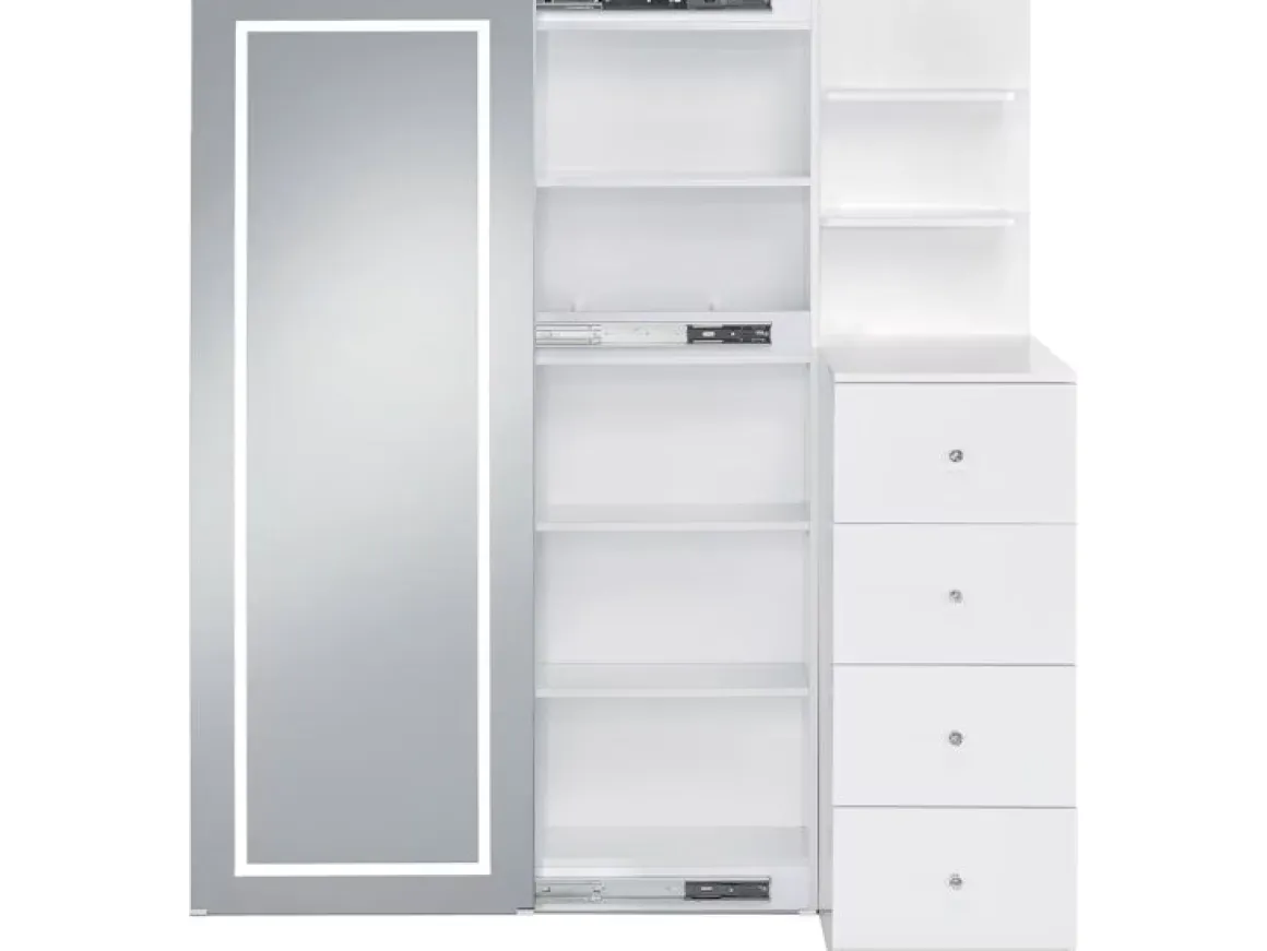 Vancouver Vanity & Mirror In White