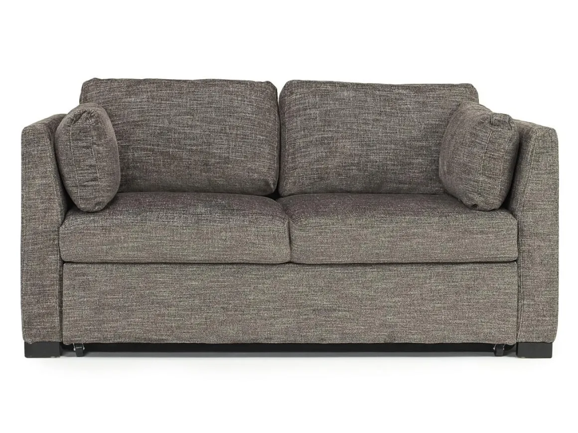 Vivian Queen Pullout Sofa & Full Pullout Loveseat In Gray Fabric