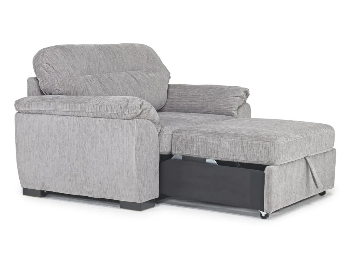 Wanda Twin Sleeper Chair In Gray
