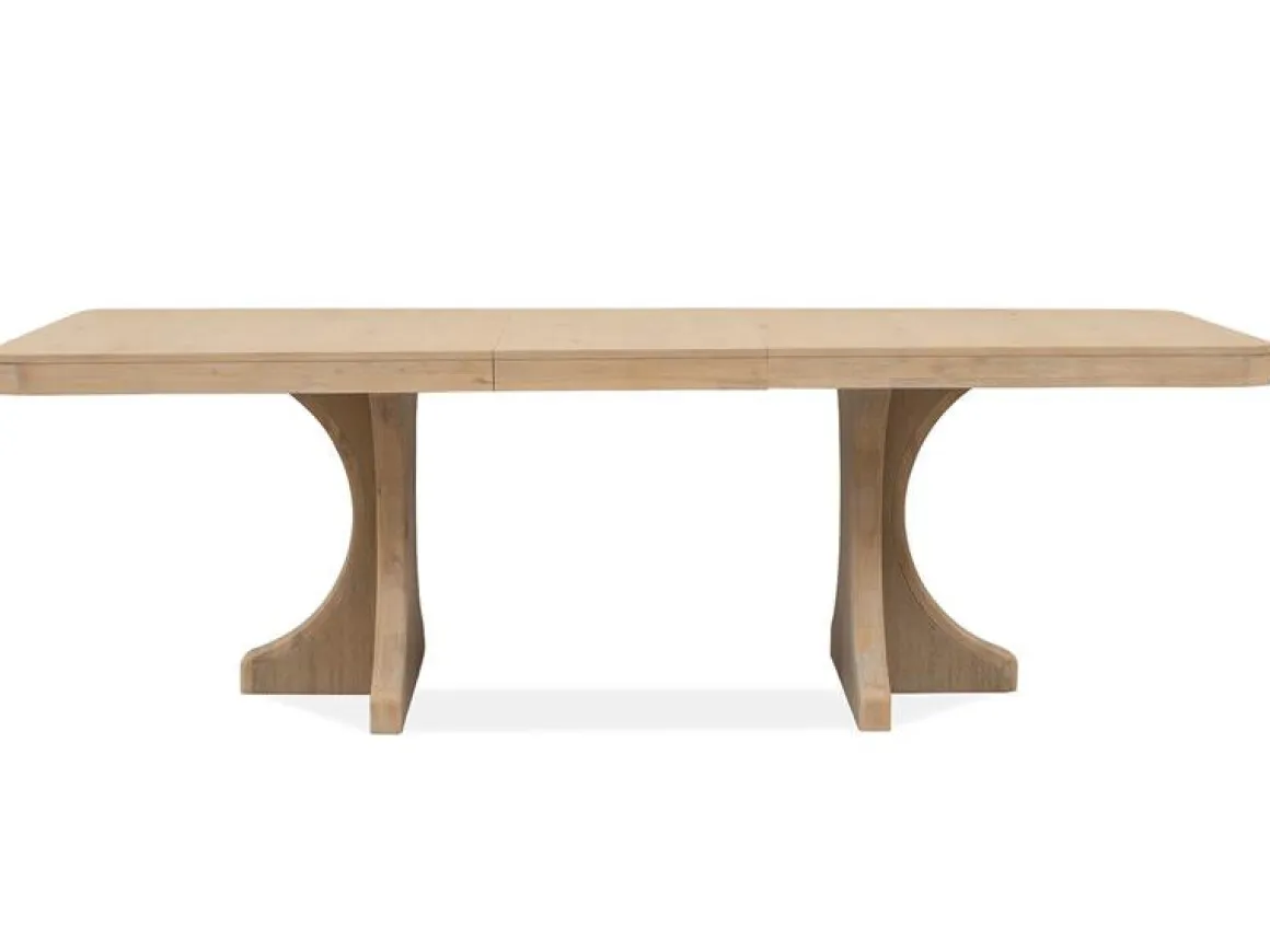 White Oak Dining Table, 4 Chairs & 2 Arm Chairs In Butternut