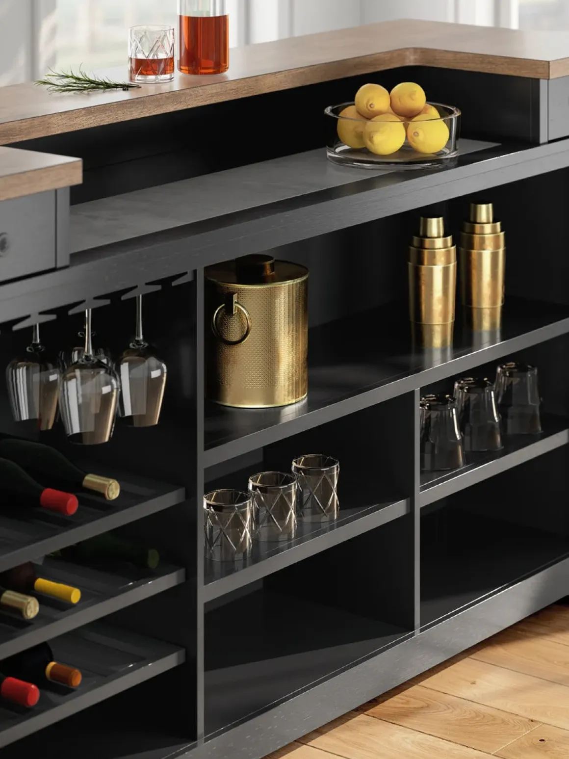 Wildenauer Bar In Brown/Black
